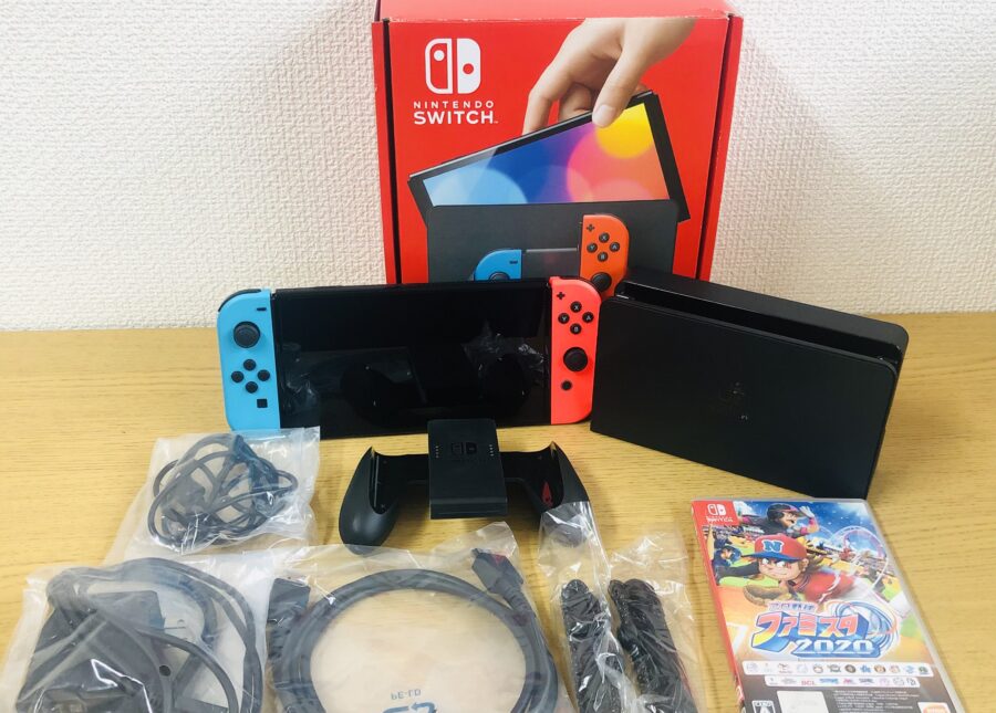 Nintendo Switch 有機ELモデルとソフト1本を福岡市中央区で出張買取 