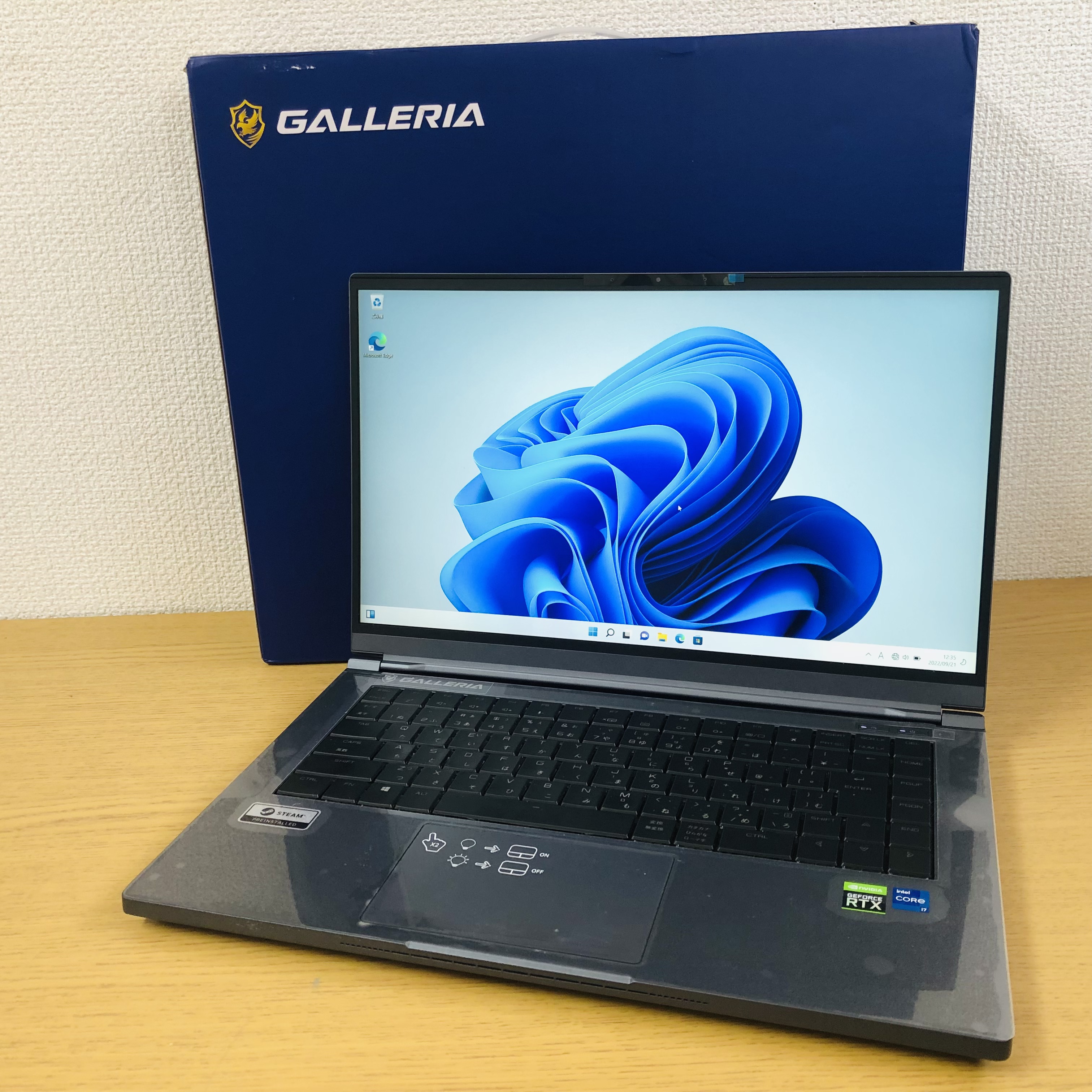 GALLERIA ゲーミングノートPC UL7C-R36を千葉県から宅配買取