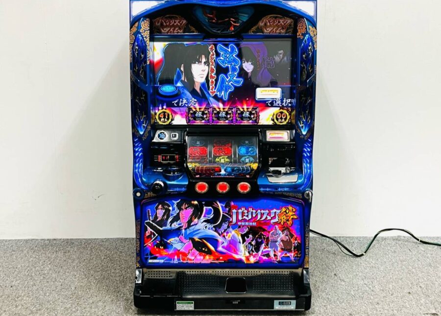 パチスロ実機 バジリスク 絆 コイン使用 ドアキー・設定キー付 