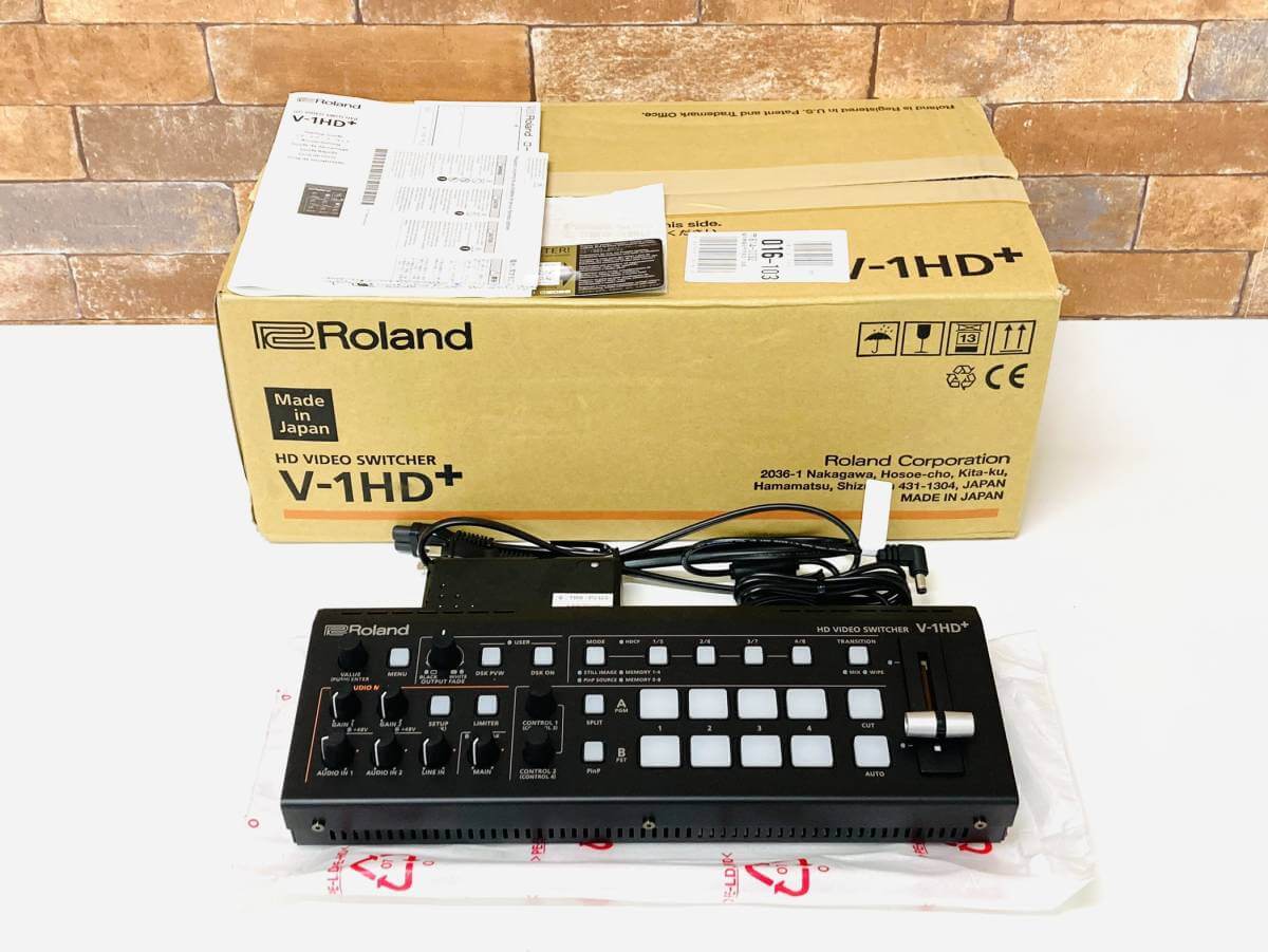 Roland ビデオスイッチャー V-1HD+を長野県のお客様から宅配買取しま