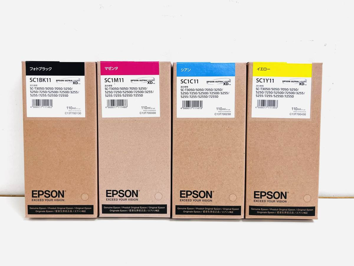 EPSON エプソン 純正インクカートリッジ SC1BK11 SC1M11 SC1C11 SC1Y11