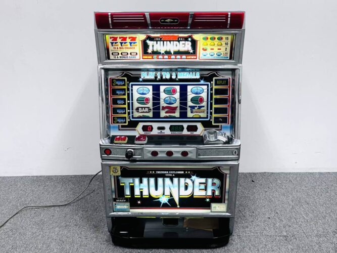 素晴らしい外見 スロット実機 THUNDER サンダーV V パチンコ/パチスロ 